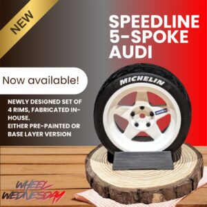 Speedline 5-spoke Audi wheels