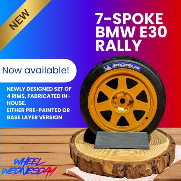 BMW E30 7-spoke Rally wheels