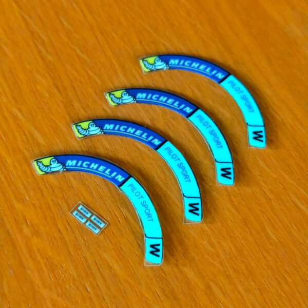 Michelin Pilot Sport Touring/GT/LM tire stickers