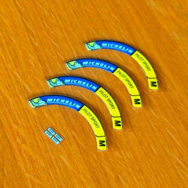 Michelin Pilot Sport Touring/GT/LM tire stickers