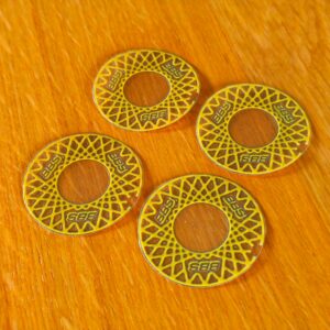 BBS mesh pattern disc sticker