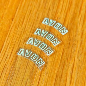 Avon racing tire stickers