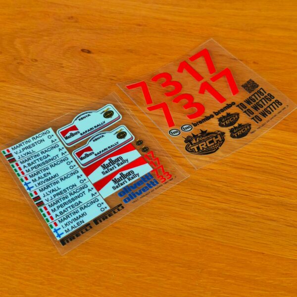 Lancia 037 Safari additional stickerset