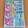 Tamiya 50483 BMW M3 E30 stickerset