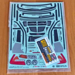 Tamiya Lancer Evo V street stickerset