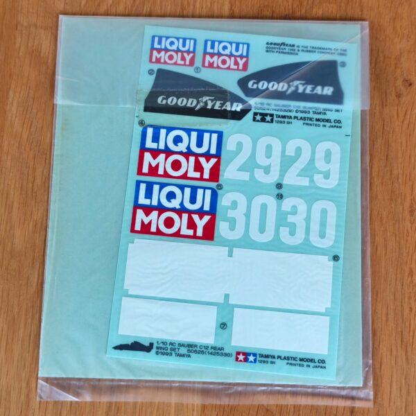 Tamiya Mercedes C12 F1 stickerset