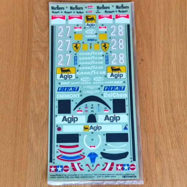 Tamiya Ferrari F189 stickerset
