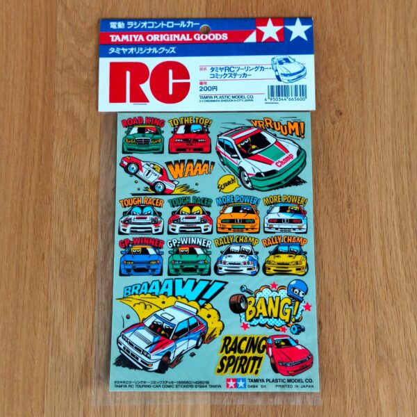 Tamiya 66560 rc comic stickerset