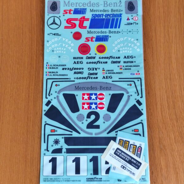 Tamiya Mercedes C11 stickerset