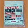 Tamiya 58049 RM Toyota 84c stickerset (1/12)