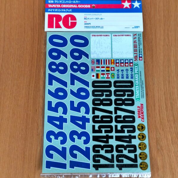 Tamiya 66545 rc number stickerset